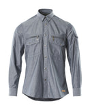 Mascot Crossover Overhemden 17304-325 Norwood gewassen donkerblauw denim(66)