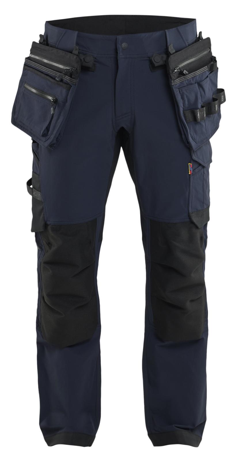 Blaklader Ambacht ToolRig Werkbroeken 17451645 4-weg stretch donker marineblauw-zwart(8699)