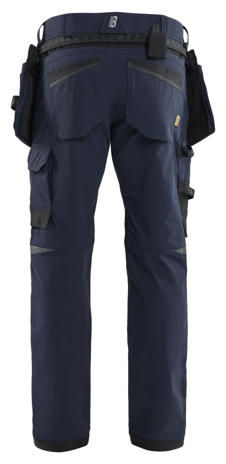 Blaklader Ambacht ToolRig Werkbroeken 17451645 4-weg stretch donker marineblauw-zwart(8699)
