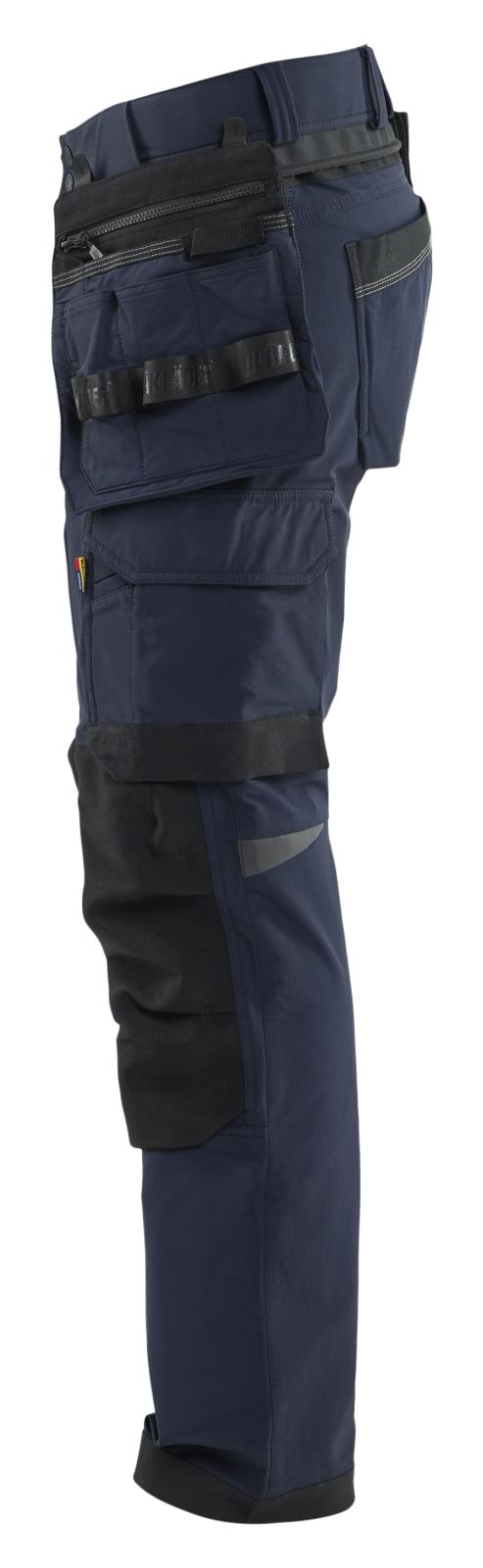 Blaklader Ambacht ToolRig Werkbroeken 17451645 4-weg stretch donker marineblauw-zwart(8699)