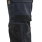 Blaklader Ambacht Werkbroeken 17501141 denim gereedschapszakken stretch marineblauw-zwart(8999)