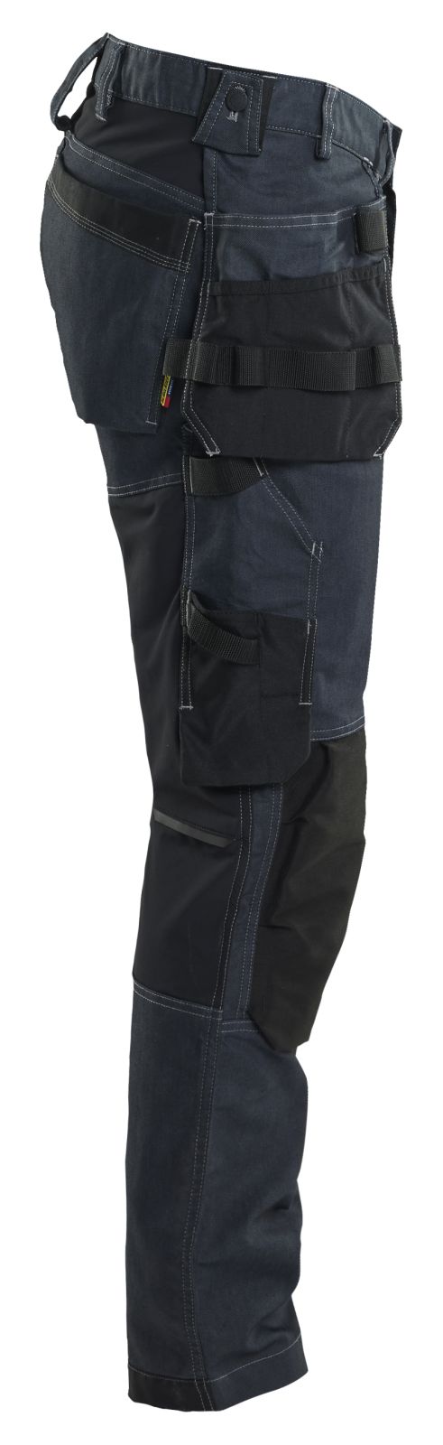 Blaklader Ambacht Werkbroeken 17501141 denim gereedschapszakken stretch marineblauw-zwart(8999)