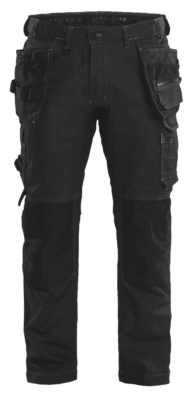 Blaklader Ambacht Werkbroeken 17501141 denim gereedschapszakken stretch zwart(9900)