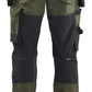 Blaklader Ambacht Werkbroeken 17501832 gereedschapszakken 2-weg stretch donker herfstgroen-zwart(4298)
