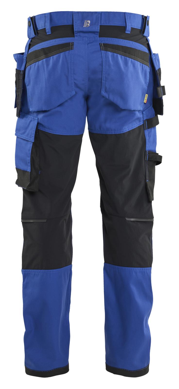 Blaklader Ambacht Werkbroeken 17501832 gereedschapszakken 2-weg stretch korenblauw/ zwart(8599)