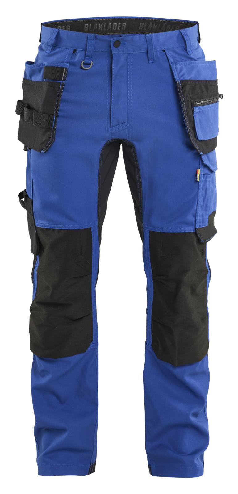 Blaklader Ambacht Werkbroeken 17501832 gereedschapszakken 2-weg stretch korenblauw/ zwart(8599)
