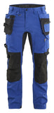Blaklader Ambacht Werkbroeken 17501832 gereedschapszakken 2-weg stretch korenblauw/ zwart(8599)