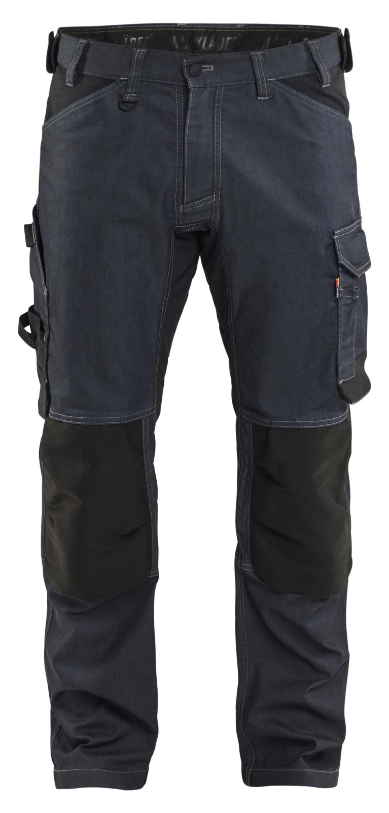 Blaklader Ambacht Werkbroeken 17511141 denim stretch marineblauw-zwart(8999)