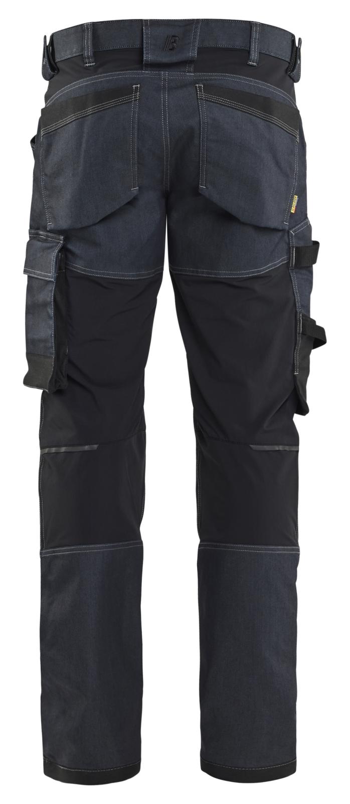 Blaklader Ambacht Werkbroeken 17511141 denim stretch marineblauw-zwart(8999)