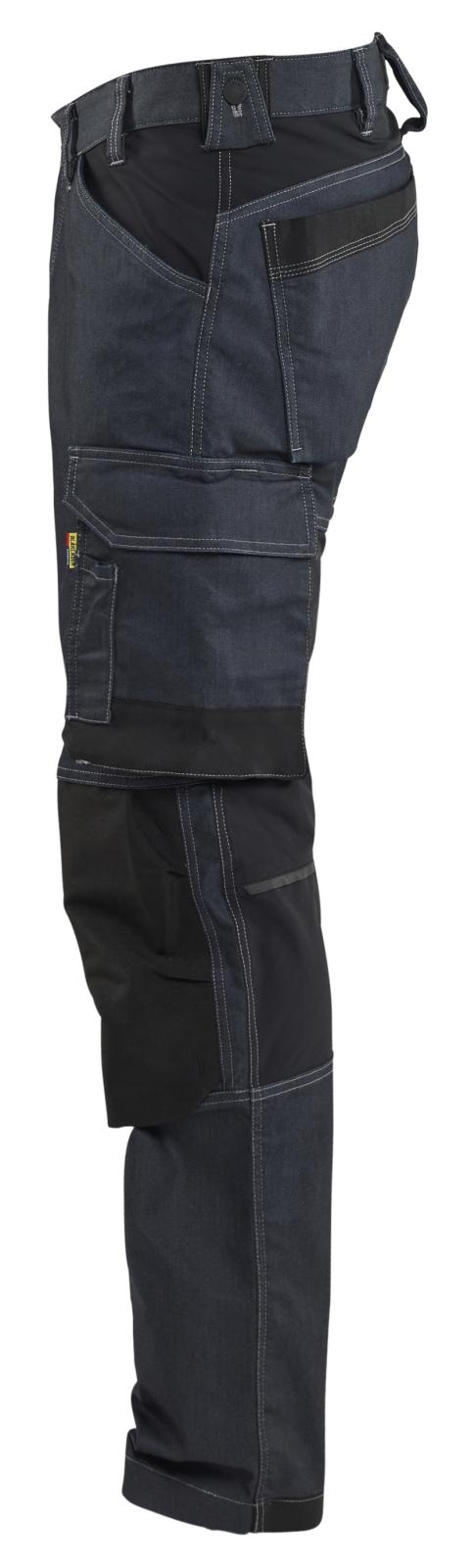 Blaklader Ambacht Werkbroeken 17511141 denim stretch marineblauw-zwart(8999)