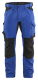 Blaklader Ambacht Werkbroeken 17511832 2-weg stretch korenblauw/ zwart(8599)