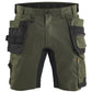 Blaklader Ambacht Shorts 17521832 2-weg stretch donker herfstgroen-zwart(4298)