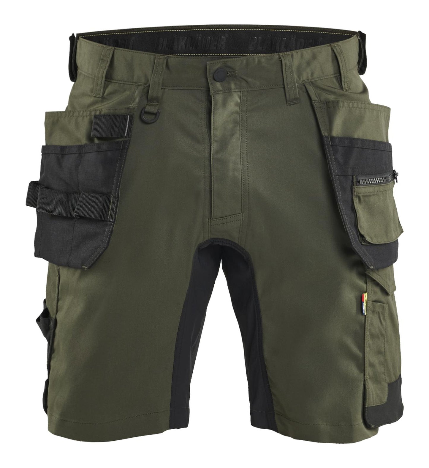 Blaklader Ambacht Shorts 17521832 2-weg stretch donker herfstgroen-zwart(4298)