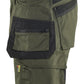 Blaklader Ambacht Shorts 17521832 2-weg stretch donker herfstgroen-zwart(4298)