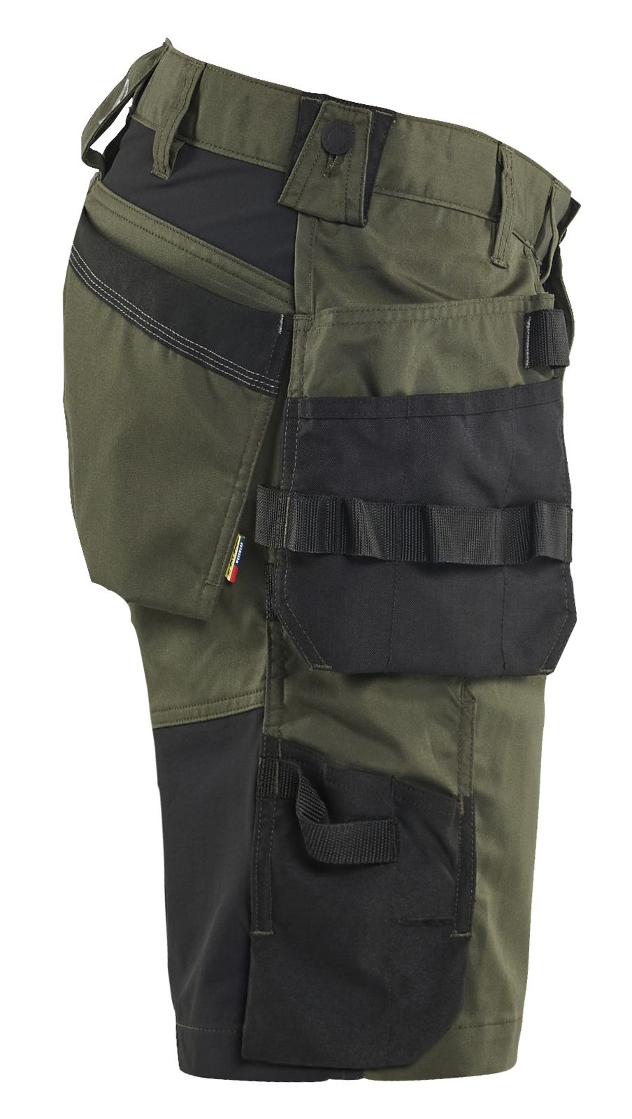 Blaklader Ambacht Shorts 17521832 2-weg stretch donker herfstgroen-zwart(4298)