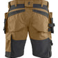 Blaklader Ambacht Shorts 17521832 2-weg stretch gereedschapszakken nougabruin-zwart(7699)