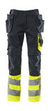 Mascot Safe Supreme Broeken 17531-860 donker marineblauw-fluo geel(01017)
