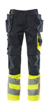 Mascot Safe Supreme Broeken 17531-860 donker marineblauw-fluo geel(01017)