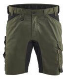 Blaklader Ambacht Shorts 17531832 2-weg stretch donker herfstgroen-zwart(4298)