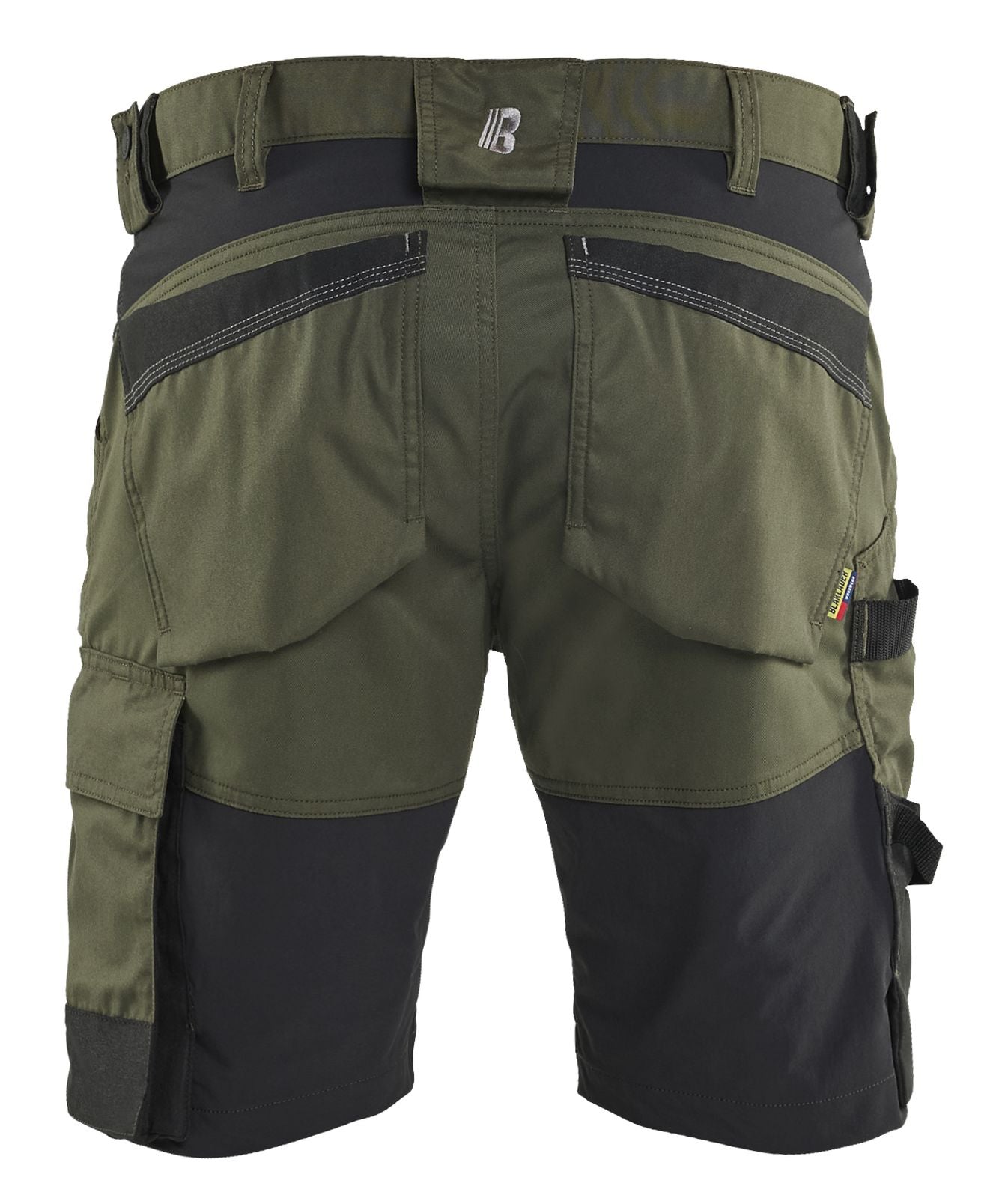 Blaklader Ambacht Shorts 17531832 2-weg stretch donker herfstgroen-zwart(4298)