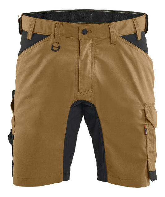 Blaklader Ambacht Shorts 17531832 2-weg stretch nougabruin-zwart(7699)