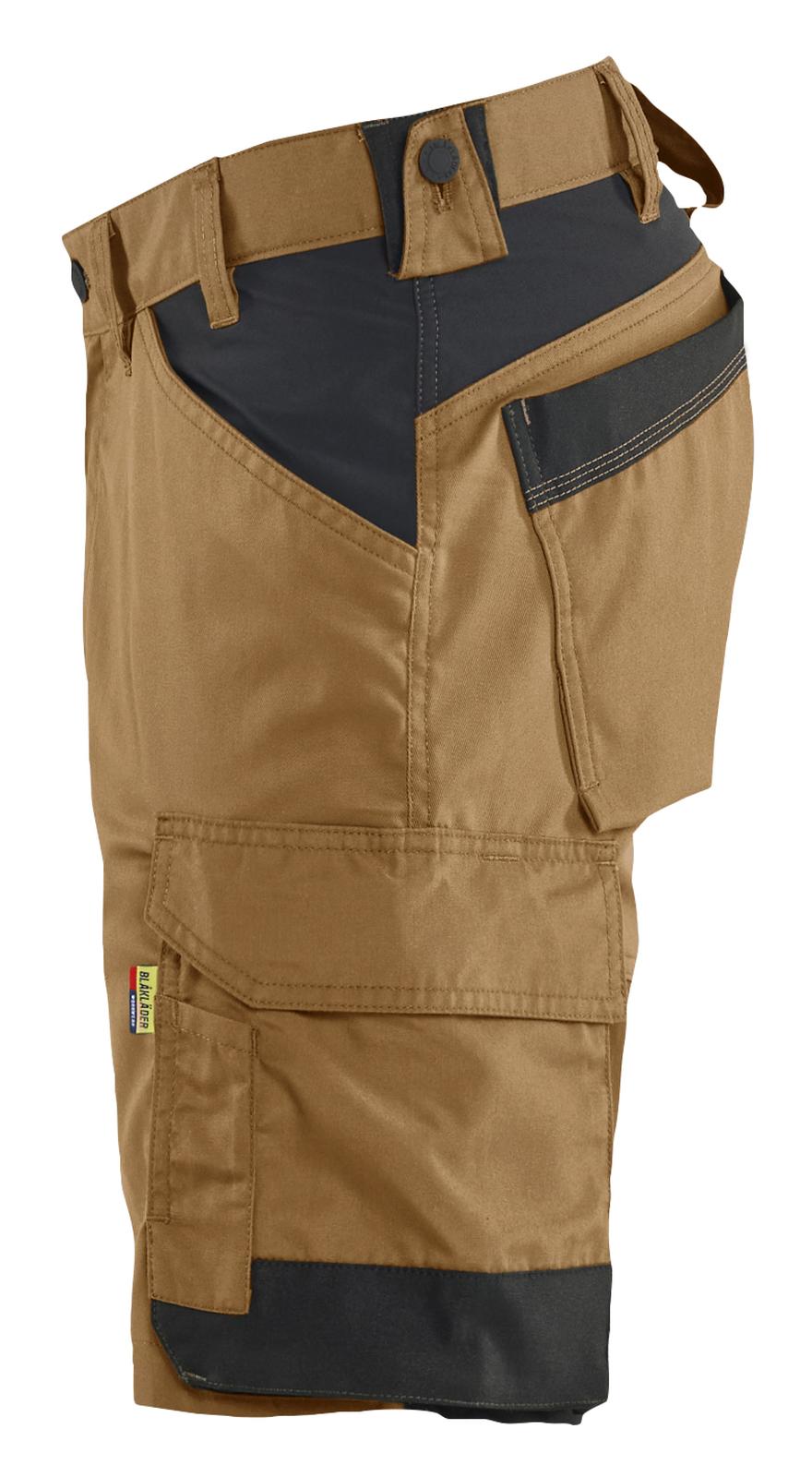 Blaklader Ambacht Shorts 17531832 2-weg stretch nougabruin-zwart(7699)