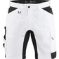 Blaklader Stukadoors/Schilders Shorts 17731832 gereedschapszakken stretch wit-zwart(1099)