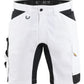 Blaklader Stukadoors/Schilders Shorts 17731832 gereedschapszakken stretch wit-zwart(1099)