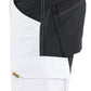 Blaklader Stukadoors/Schilders Shorts 17731832 gereedschapszakken stretch wit-zwart(1099)