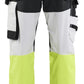 Blaklader Stukadoors/Schilders High Vis Werkbroeken 17751832 Schilders gereedschapszakken wit-fluogeel(1033)