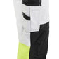 Blaklader Stukadoors/Schilders High Vis Werkbroeken 17751832 Schilders gereedschapszakken wit-fluogeel(1033)