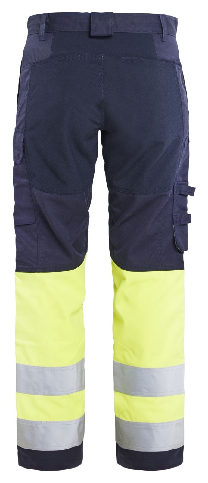 Blaklader Broeken 17871512 marineblauw-fluo geel(8933)
