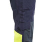 Blaklader Broeken 17871512 marineblauw-fluo geel(8933)