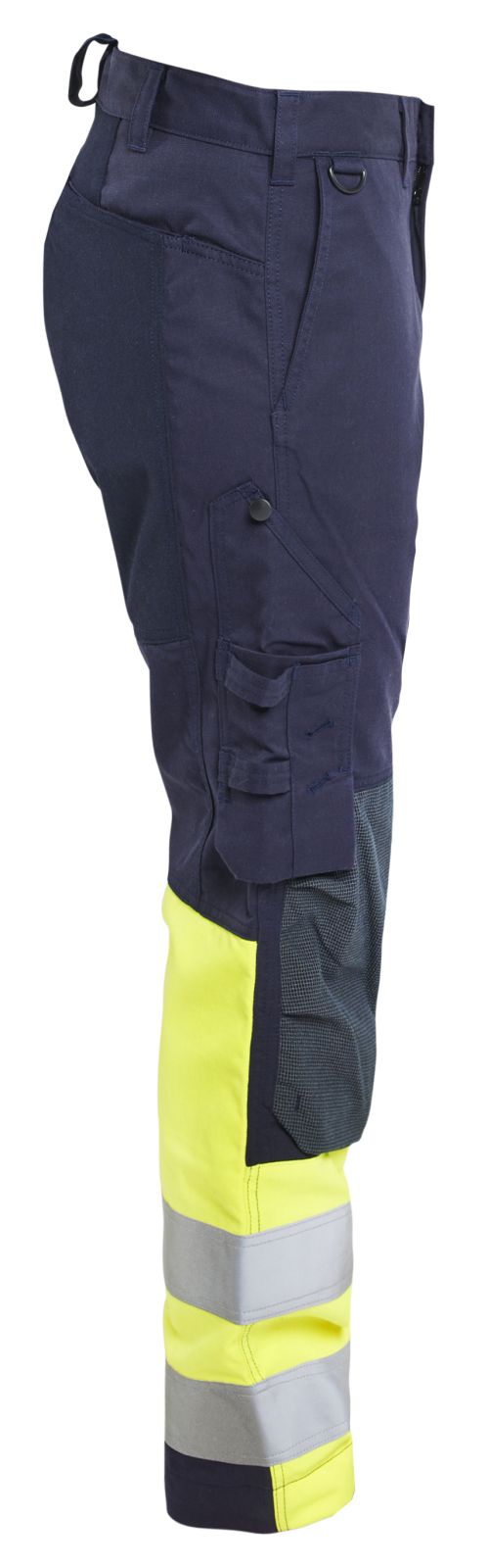 Blaklader Broeken 17871512 marineblauw-fluo geel(8933)