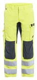 Blaklader Werkbroeken 17881512 fluo geel-marineblauw(3389)