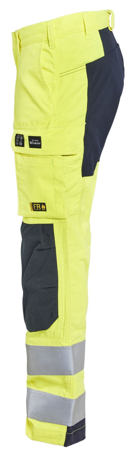 Blaklader Werkbroeken 17881512 fluo geel-marineblauw(3389)