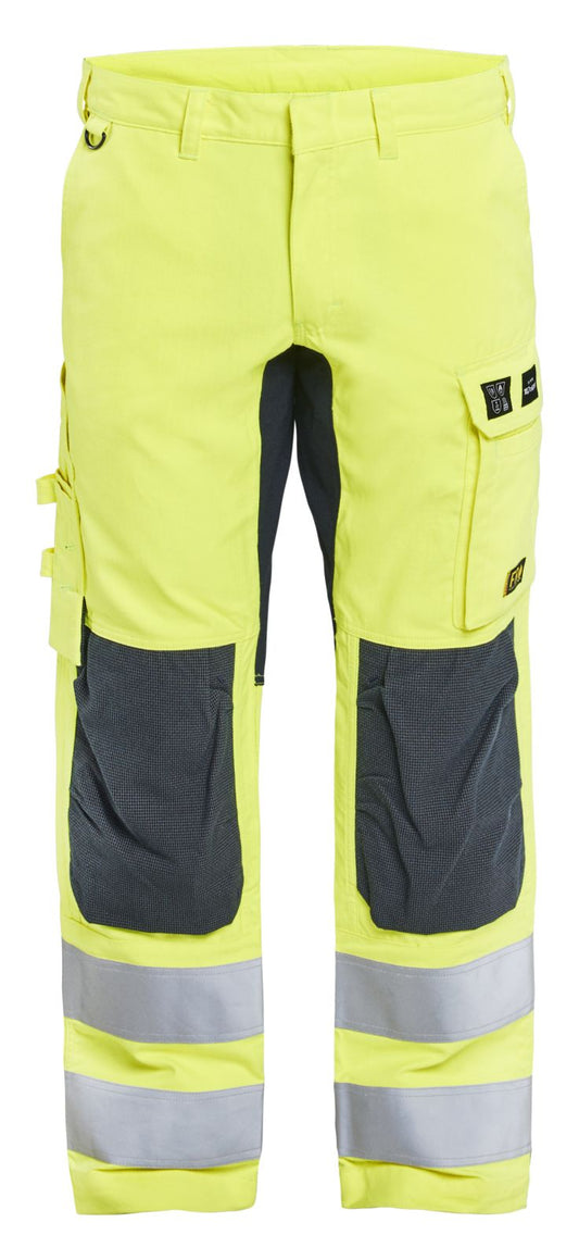 Blaklader Werkbroeken 17881512 fluo geel-marineblauw(3389)