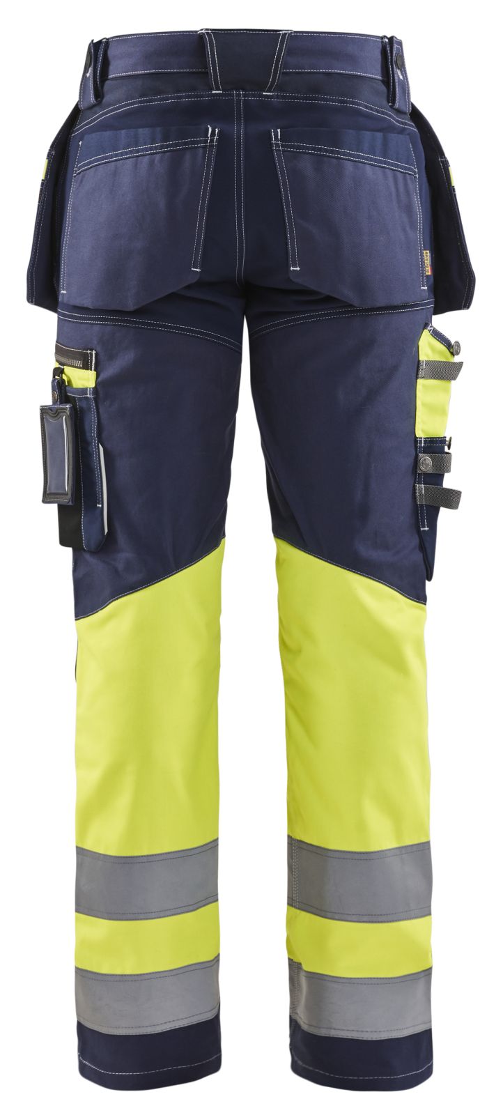 Blaklader Werkbroeken 17941370 marineblauw-fluo geel(8833)