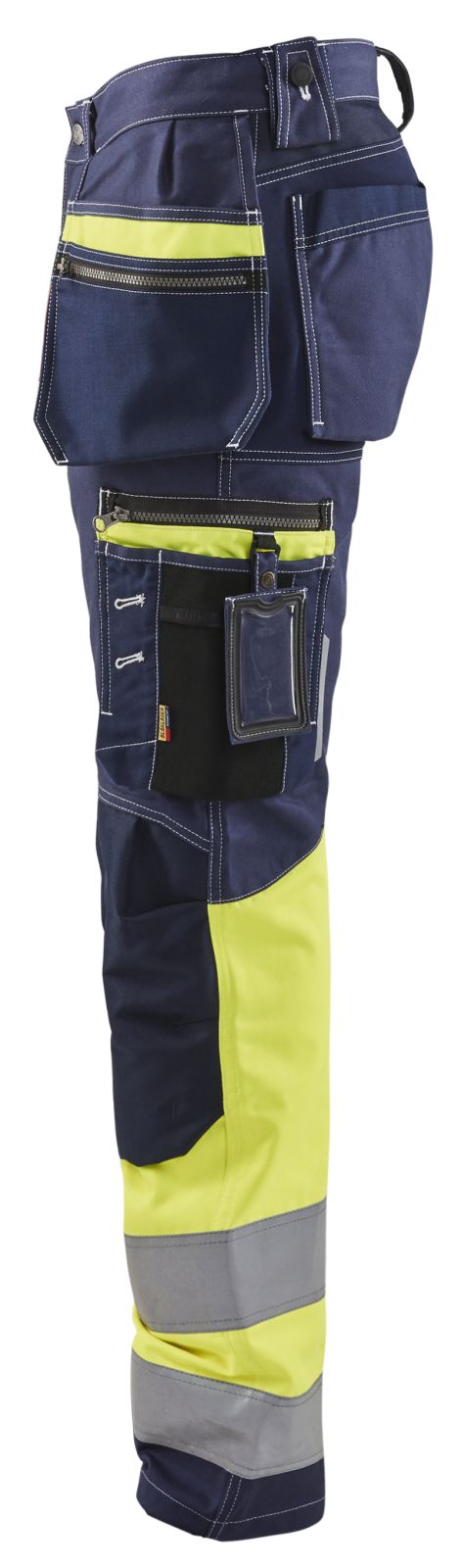 Blaklader Werkbroeken 17941370 marineblauw-fluo geel(8833)