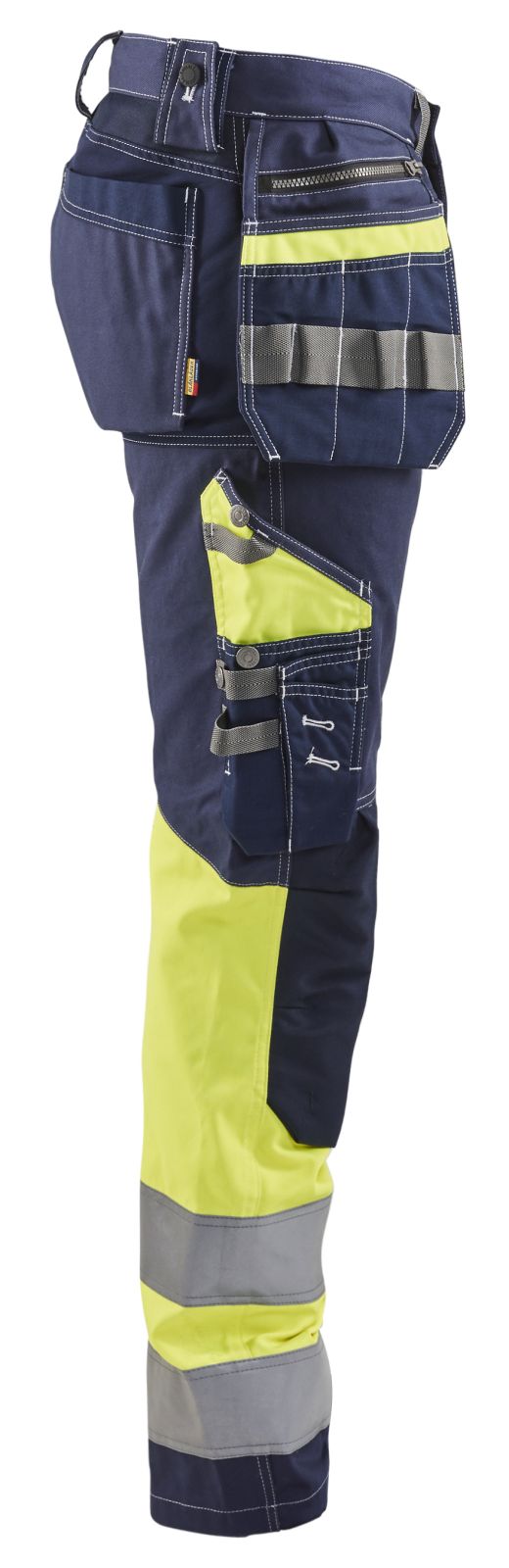 Blaklader Werkbroeken 17941370 marineblauw-fluo geel(8833)