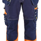 Blaklader High Vis Werkbroeken 17941370 stretch HiVis gereedschapszakken katoen marineblauw-oranje(8853)