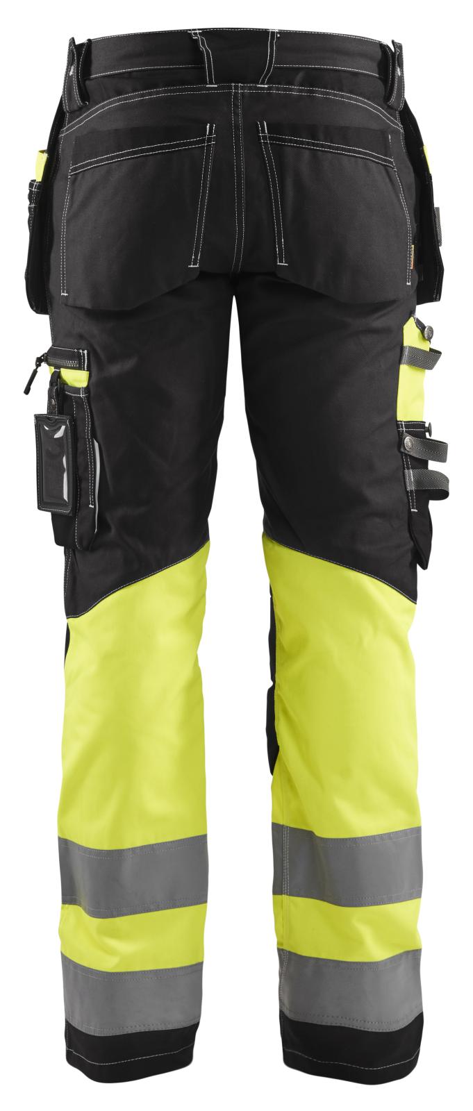 Blaklader Werkbroeken 17941370 zwart-fluo geel(9933)