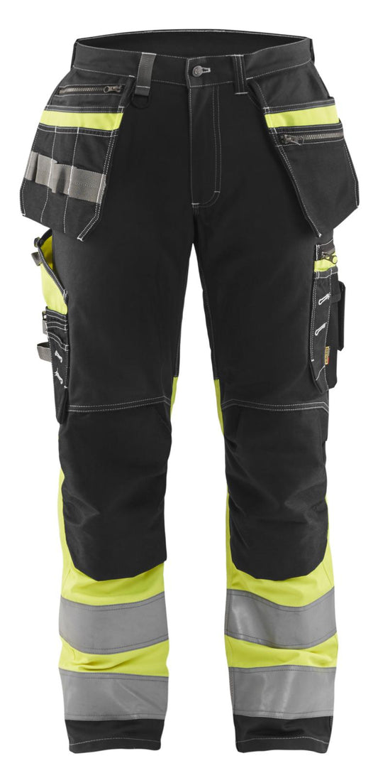 Blaklader Werkbroeken 17941370 zwart-fluo geel(9933)