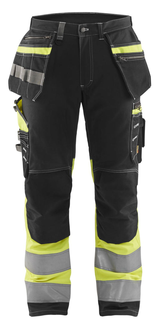 Blaklader Werkbroeken 17941370 zwart-fluo geel(9933)