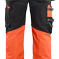 Blaklader High Vis Werkbroeken 17941370 stretch HiVis gereedschapszakken katoen zwart-fluo rood(9955)