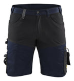 Blaklader shorts 17981860 stretch donker marineblauw-zwart(8699)