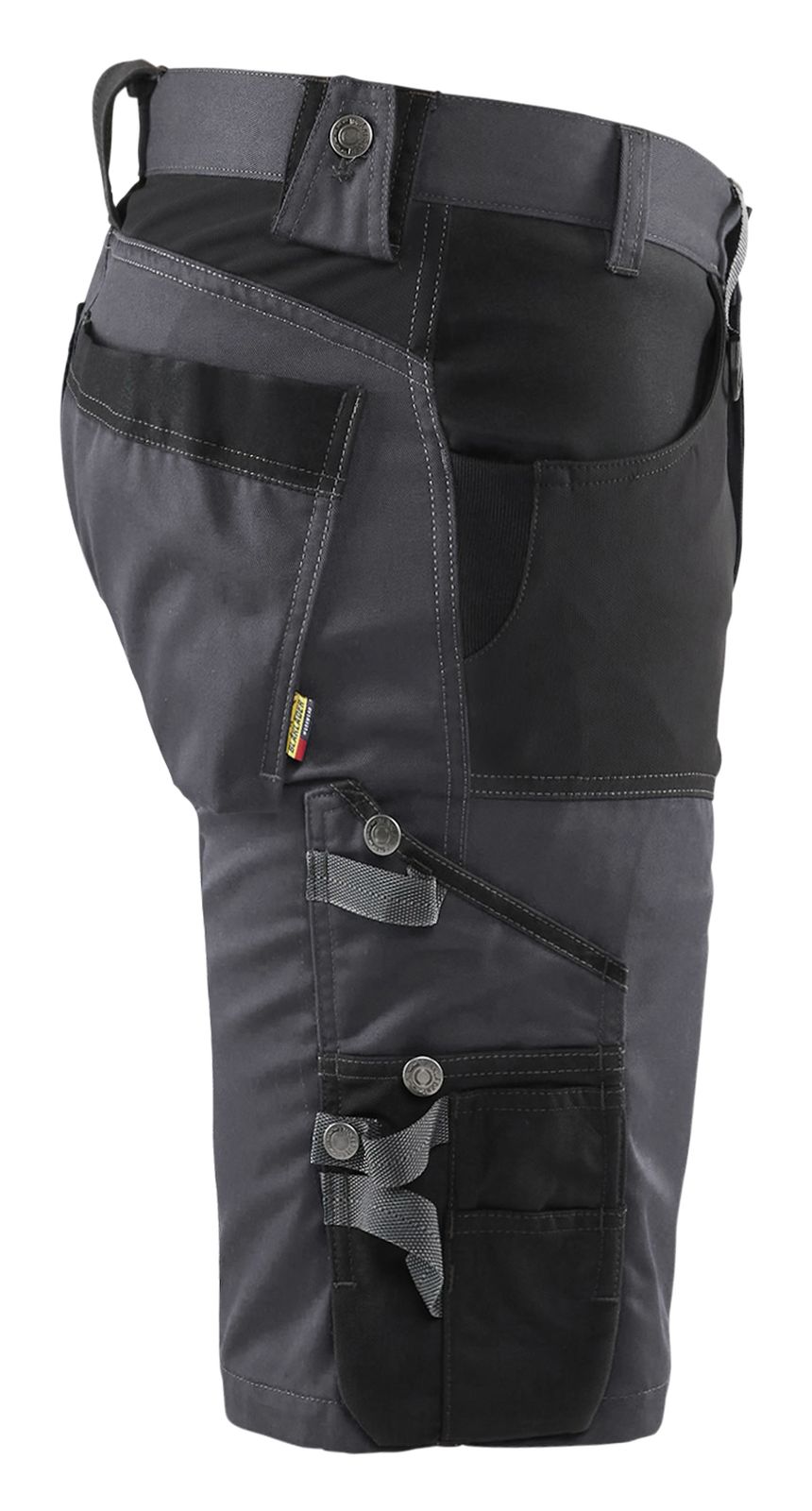 Blaklader shorts 17981860 stretch midden grijs-zwart(9699)