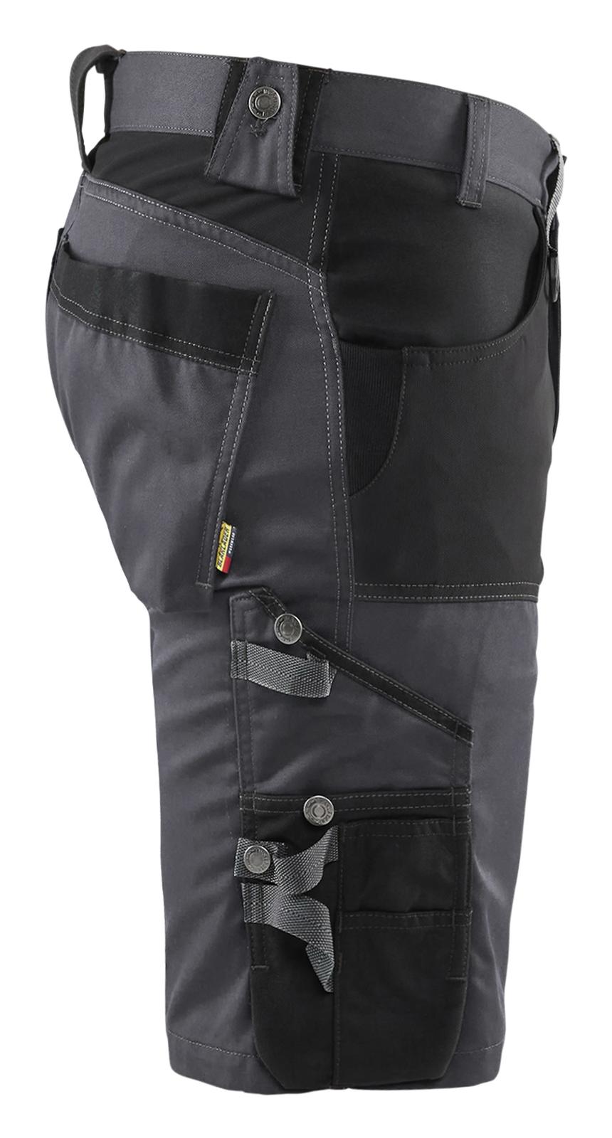 Blaklader shorts 17981860 stretch midden grijs-zwart(9699)