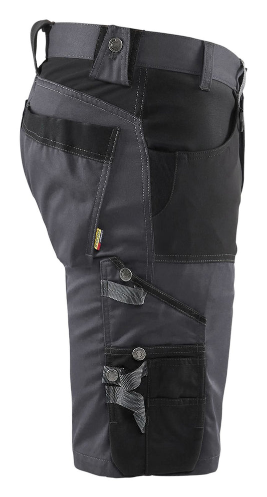 Blaklader shorts 17981860 stretch midden grijs-zwart(9699)