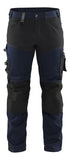 Blaklader Werkbroeken 17991860 stretch donker marineblauw-zwart(8699)